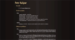 Desktop Screenshot of petrkaspar.cz