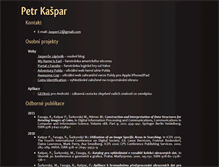 Tablet Screenshot of petrkaspar.cz